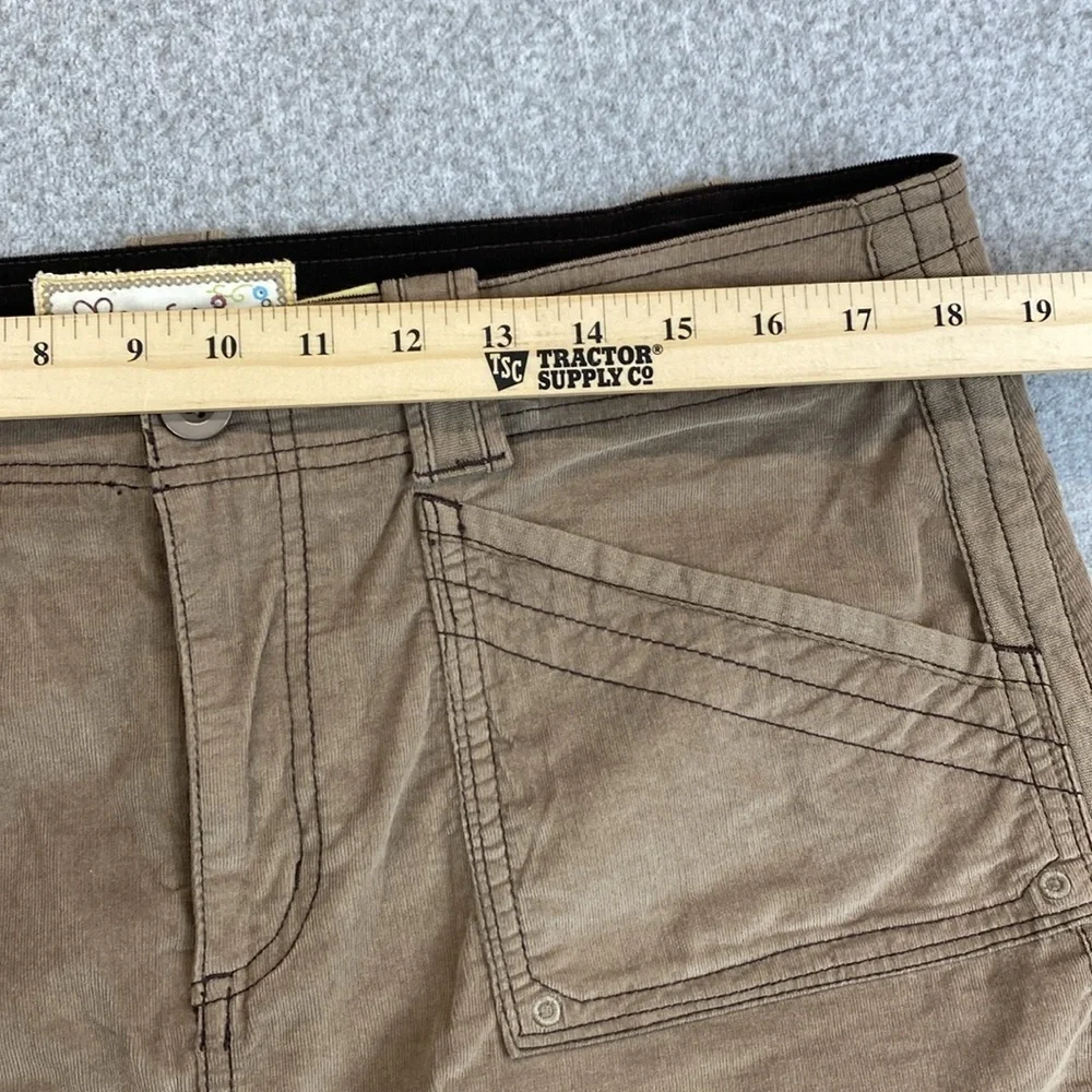 Aventura corduroy pencil skirt size 12 organic cotton gorpcore y2k sustainable